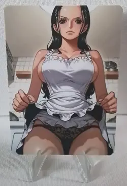 One Piece Robin Lewd Anime Doujin Waifu Double Sided Card AGC CCG - Image 1