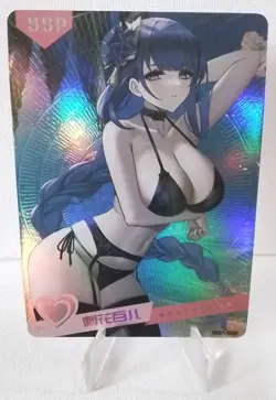 Raiden Shogun Genshin Impact Summer Love Foil Waifu Card SSP-002 - Image 1