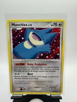 Munchlax 69/111 Rising Rivals Regular 2009 Pokemon Card - Image 1