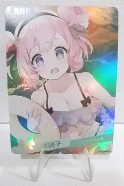 Saratoga Azur Lane Hot Holo SSR 14 Swimsuit Goddess Waifu Card Girl Doujin Anime - Image 1
