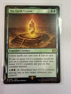 The Earth Crystal #184 MTG Final Fantasy Rare Legendary Artifact Green Regular … - Image 1