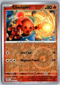 Charcadet 039/193 Common Paldea Evolved Pokemon Reverse Holo Near Mint - Image 1