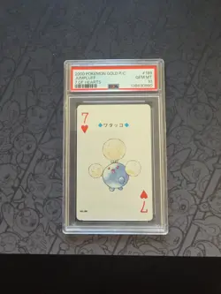 GEM MINT Pokemon: Jumpluff 7 Of Hearts #189 Gold P/C 2000 RARE - PSA 10 - E116 - Image 1