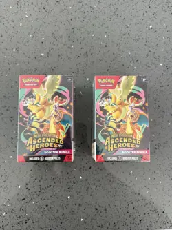 Pokemon TCG Mega Evolution Ascended Heroes Booster Bundle Lot of (2) Sealed - Image 1