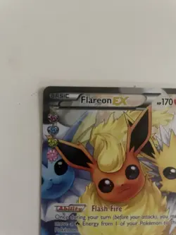 Pokemon Flareon EX Full Art Ultra Rare Holo RC28/RC32 Generations MP - Image 2