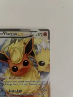 Pokemon Flareon EX Full Art Ultra Rare Holo RC28/RC32 Generations MP - Image 3