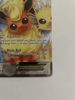 Pokemon Flareon EX Full Art Ultra Rare Holo RC28/RC32 Generations MP - Image 4