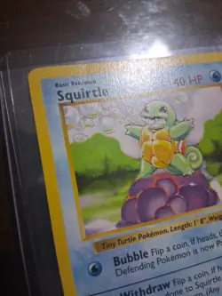Squirtle 63/102 - LP - Base Set - SHADOWLESS - Non-Holo - Pokemon TCG - Image 2