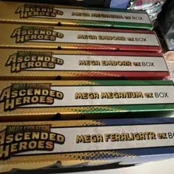 Pokemon TCG Mega Evolution Ascended Heroes Mega ex (5) sealed boxes - Image 1