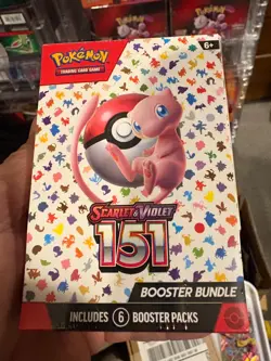 Pokemon TCG: Scarlet & Violet 151 Booster Bundle Box New Factory Sealed 6 Packs - Image 1