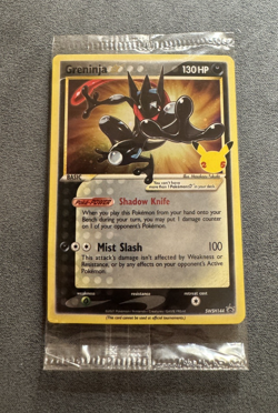 *SEALED* Greninja Gold Star SWSH144 Celebrations Black Star Promo Holo Pokemon - Image 2