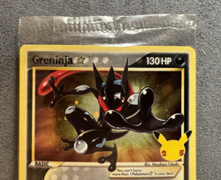 *SEALED* Greninja Gold Star SWSH144 Celebrations Black Star Promo Holo Pokemon - Image 4