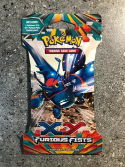 Pokemon TCG 1x Furious Fists Sleeved Booster Pack Genuine Factory Sealed - Image 3