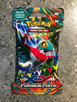 Pokemon TCG 1x Furious Fists Sleeved Booster Pack Genuine Factory Sealed - Image 4