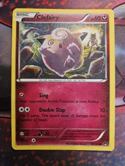Pokemon TCG Clefairy 81/122 Breakpoint Regular Moderately Played - Image 1