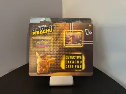 Detective Pikachu Case File Pokemon TCG New Sealed Box SM194 Promo Coin 3 Packs - Image 1