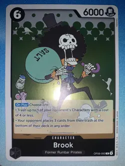 One Piece Wings Of The Captain Brook OP06-092 SR English Rare NM - Image 1