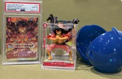 PSA 10 2022 ONE PIECE OP01 024 MONKEY D LUFFY ALT ART ROMANCE DAWN + GASHAPON JP - Image 1