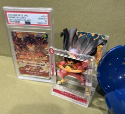 PSA 10 2022 ONE PIECE OP01 024 MONKEY D LUFFY ALT ART ROMANCE DAWN + GASHAPON JP - Image 2