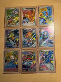 Pokemon TCG First Partner Illustration Collection 2026 Promos Full Set 9 Cards! - Image 1