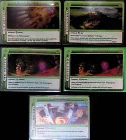 Chaotic AU Rare Location 5 Card Lot TCG CCG (*) - Image 1