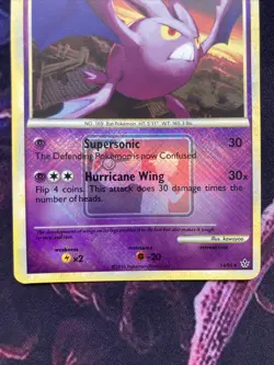 Pokemon Card Crobat League Promo Crosshatch Unleashed 14/95 NM - Image 3