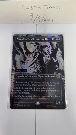Magic the Gathering Sheoldred Whispering One Card English, Serialized 464/500 - Image 1