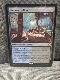 Sunken Hollow (Surge Foil) Commander: Teenage Mutant Ninja Turtles Foil - Image 1