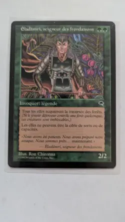 French Eladamri, Lord of Leaves Tempest MTG NM Free shipping with tracking - Image 1