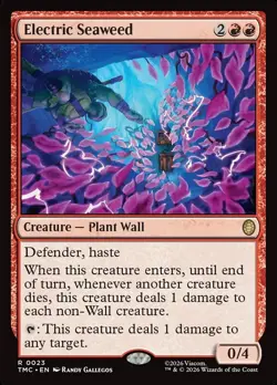 Electric Seaweed X1 SURGE FOIL-NM/M-Commander: Teenage Mutant Ninja Turtles - Image 1
