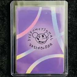 Pokenot Shiny Frogninja Patreon Exclusive Dysfunctional Passholder Pokemon Card - Image 2