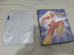Pokemon Trading Card Game 2003 E Series Blaziken 3 Ring Binder With 9 Pkt Pages - Image 1