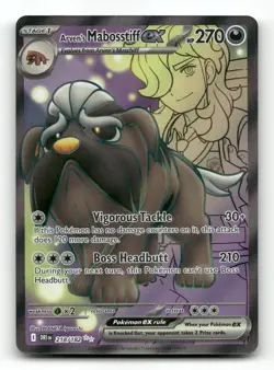 Arven's Mabosstiff ex 218/182 - Destined Rivals - Pokemon Card NM/M - Image 1