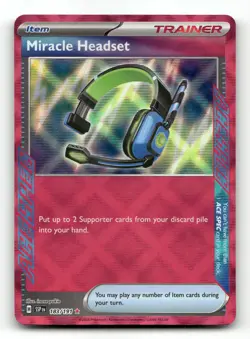 Miracle Headset 183/191 - Surging Sparks - Pokemon Card NM/M - Image 1