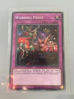 Warning Point - 1st Edition Secret Rare PHRA-EN078 Yugioh - Image 1