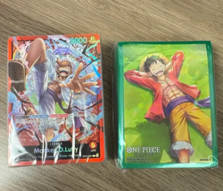 ONE PIECE STARTER DECK EX GEAR 5 ST-21 SEALED DECK ONLY + SLEEVES - Image 1