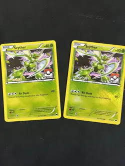 Scyther Pokemon League Championship Card Set 1ST AND 2ND - Image 1