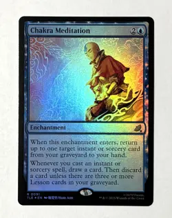 Chakra Meditation - FOIL - MTG ATLA Eternal - TLE 091 - Image 1