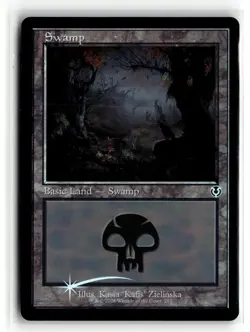 MAGIC TG: Innistrad Remastered #293 Swamp (293) (Retro Frame) Land,Foil .M2A - Image 1