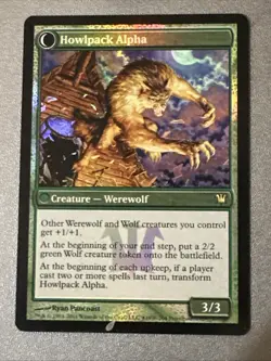 Mayor Of Avabruck/ Howlpack Alpha Foil X1 Innistrad Promo NM Condition See Pics - Image 2