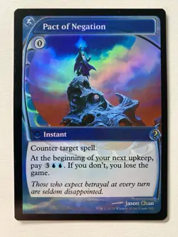 MTG Pact Of Negation *FOIL FUTURE SIGHT* Mystery Booster 2 MB2 MT/NM Comb Ship - Image 1