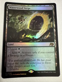 Wastewood Verge (NM Foil) DFT-0268 Rare MTG - Image 1