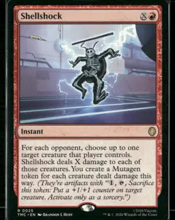 SHELLSHOCK (SURGE FOIL) 25 COMMANDER: TEENAGE MUTANT NINJA TURTLES MTG NM/M - Image 1