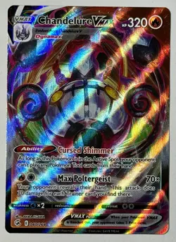 Pokemon TCG - Chandelure VMAX 040/264 - 2021 Sword And Shield: Fusion Strike AR - Image 1