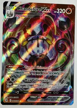 Pokemon TCG - Chandelure VMAX 040/264 - 2021 Sword And Shield: Fusion Strike AR - Image 2