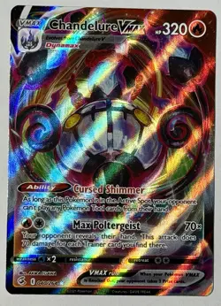 Pokemon TCG - Chandelure VMAX 040/264 - 2021 Sword And Shield: Fusion Strike AR - Image 4