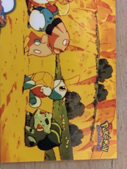 Pokemon TCG Peacemaker Pikachu Pokemon Topps Pikachu's Vacation 46 BLUE LOGO - Image 2