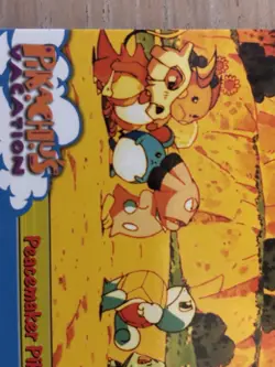 Pokemon TCG Peacemaker Pikachu Pokemon Topps Pikachu's Vacation 46 BLUE LOGO - Image 3