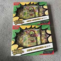 Pokemon TCG Mega Evolution Ascended Heroes Mega Meganium Ex Box Brand New Sealed - Image 1