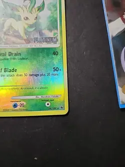 Pokemon TCG Leafeon 24/100 Majestic Dawn Platinum Stamped Reverse Holo - Image 2